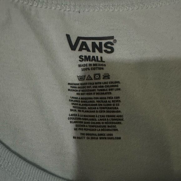 Vans Off The Wall White Tank Top - Picture 5 of 6